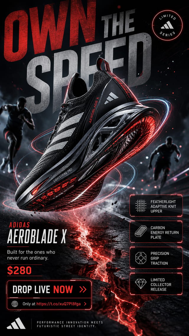 ADIDAS advertising poster(@ertanlabs)