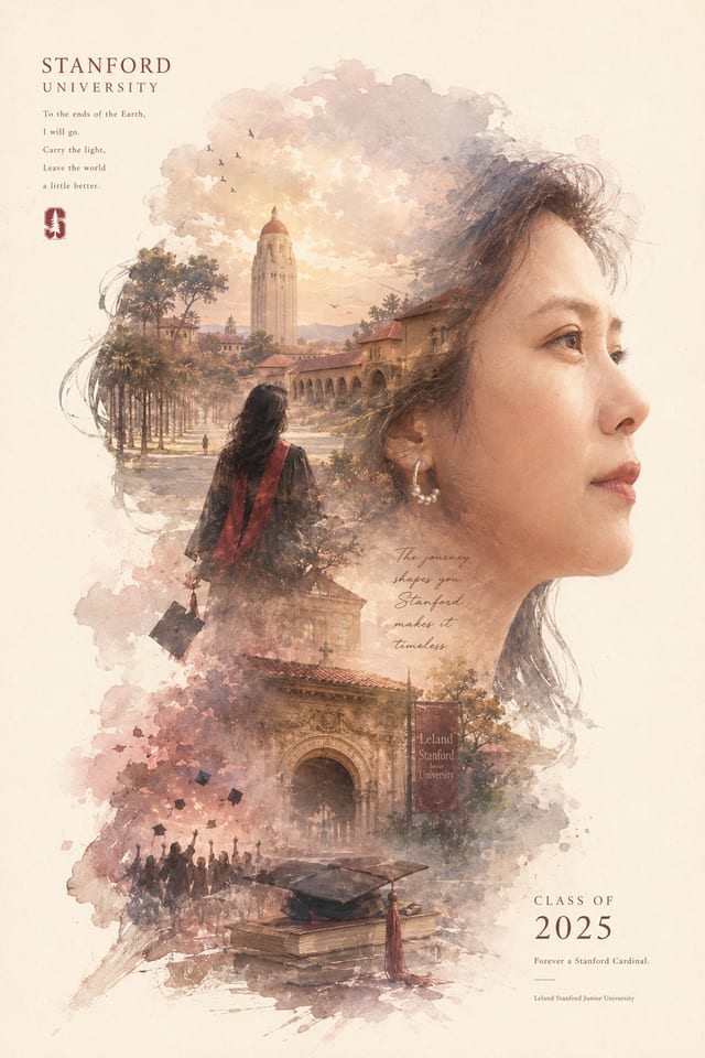 Graduation Portrait Poster